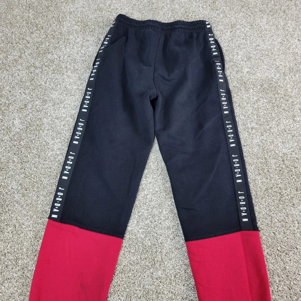 Air‎ Jordan Youth Large Black Red Jumpman Fleece Jogger Sweatpants